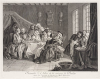 KG 12998
<br/>
Een piramide van kippevleugeltjes en -bouten.
<br/>
<em>Lépicié, François Bernard (1698-1755)</em>